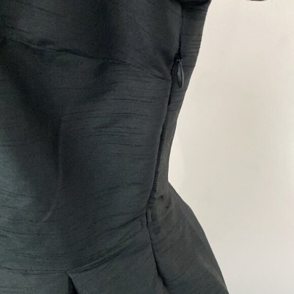 eShakti Floral Embroidery Dupioni Sweetheart Dress - Picture 14 of 16